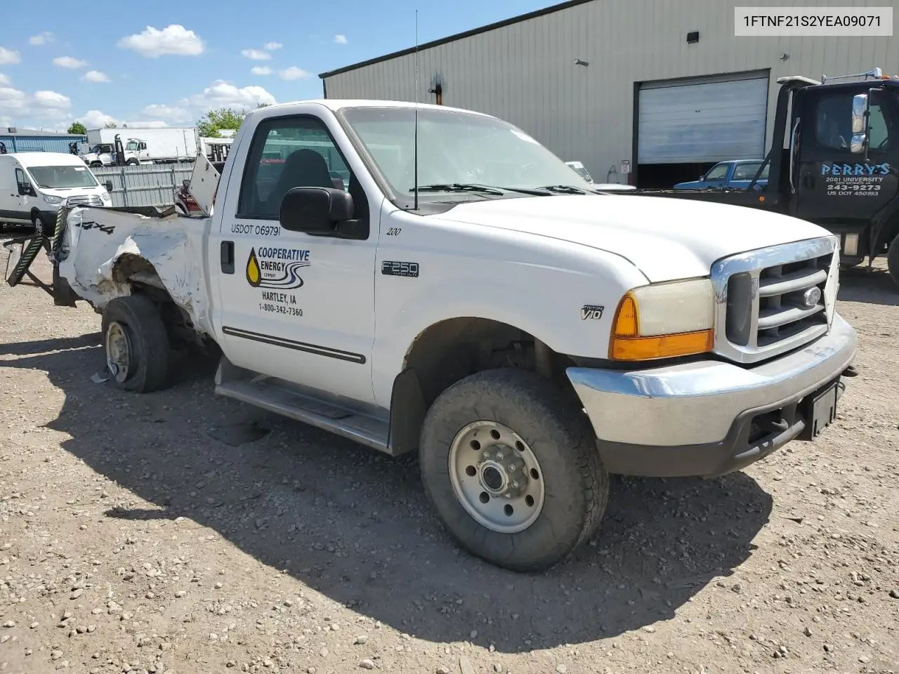 2000 Ford F250 Super Duty VIN: 1FTNF21S2YEA09071 Lot: 55629605