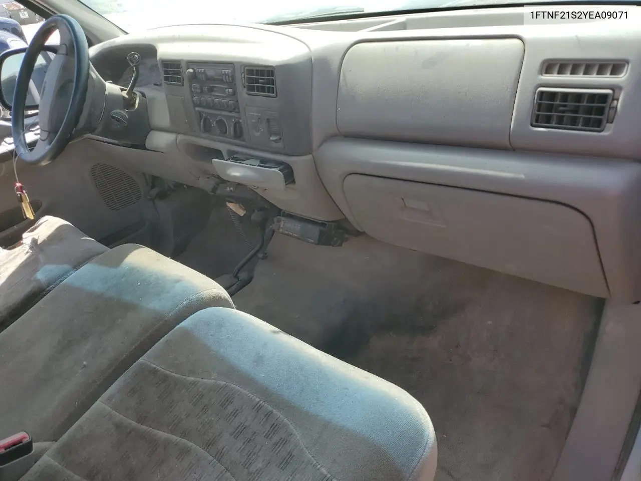 2000 Ford F250 Super Duty VIN: 1FTNF21S2YEA09071 Lot: 55629605