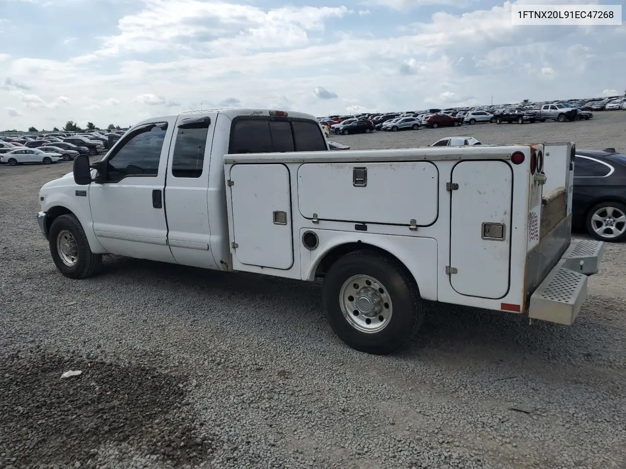 2001 Ford F250 Super Duty VIN: 1FTNX20L91EC47268 Lot: 54091865