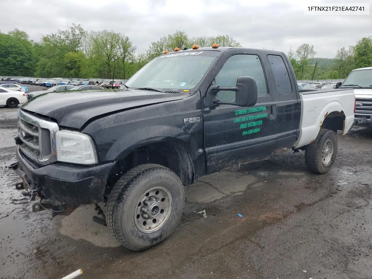 2001 Ford F250 Super Duty VIN: 1FTNX21F21EA42741 Lot: 57025675