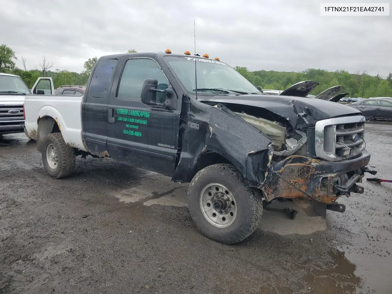 2001 Ford F250 Super Duty VIN: 1FTNX21F21EA42741 Lot: 57025675