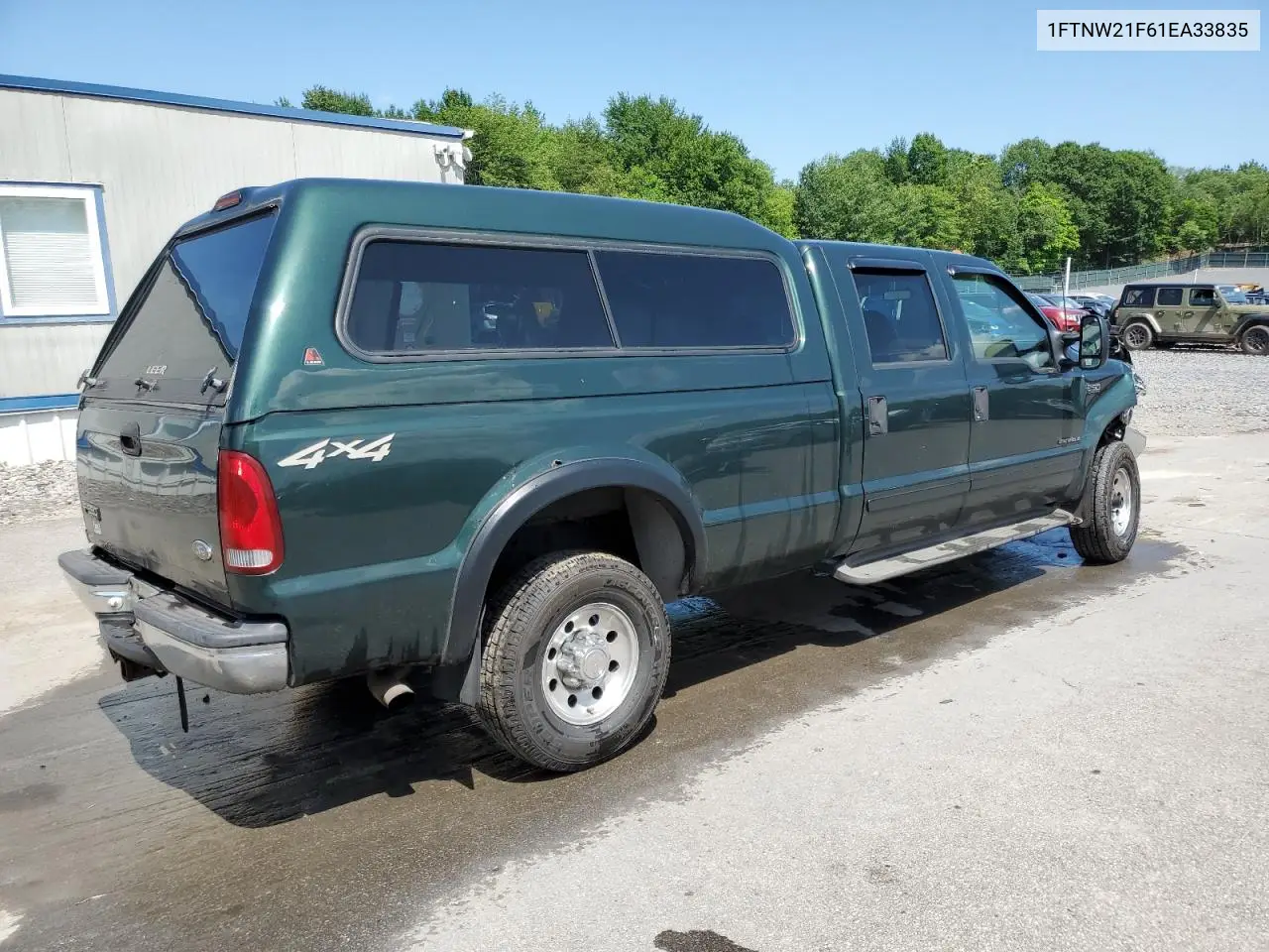 2001 Ford F250 Super Duty VIN: 1FTNW21F61EA33835 Lot: 61712135