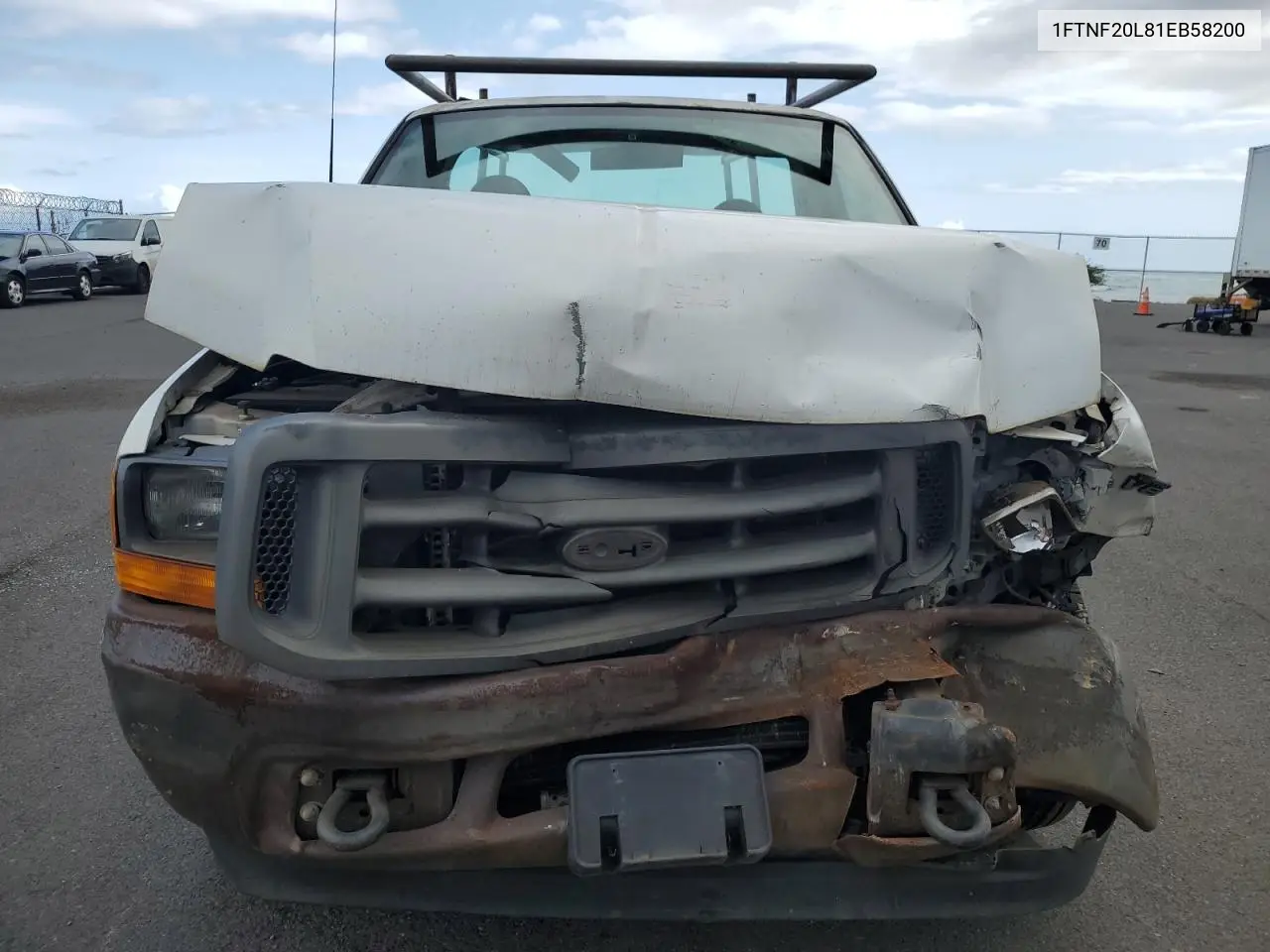 2001 Ford F250 Super Duty VIN: 1FTNF20L81EB58200 Lot: 62792865