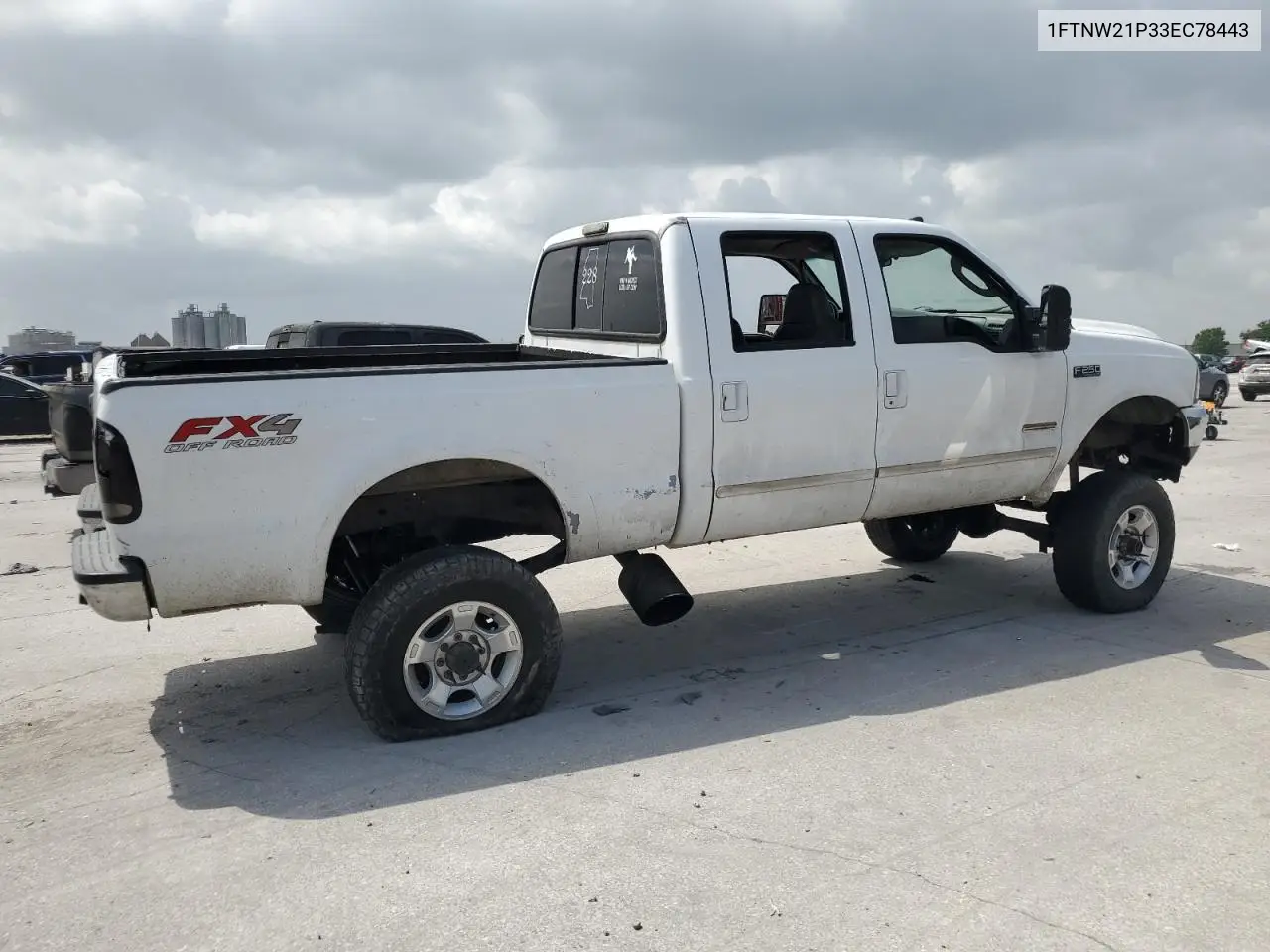 2003 Ford F250 Super Duty VIN: 1FTNW21P33EC78443 Lot: 60372975