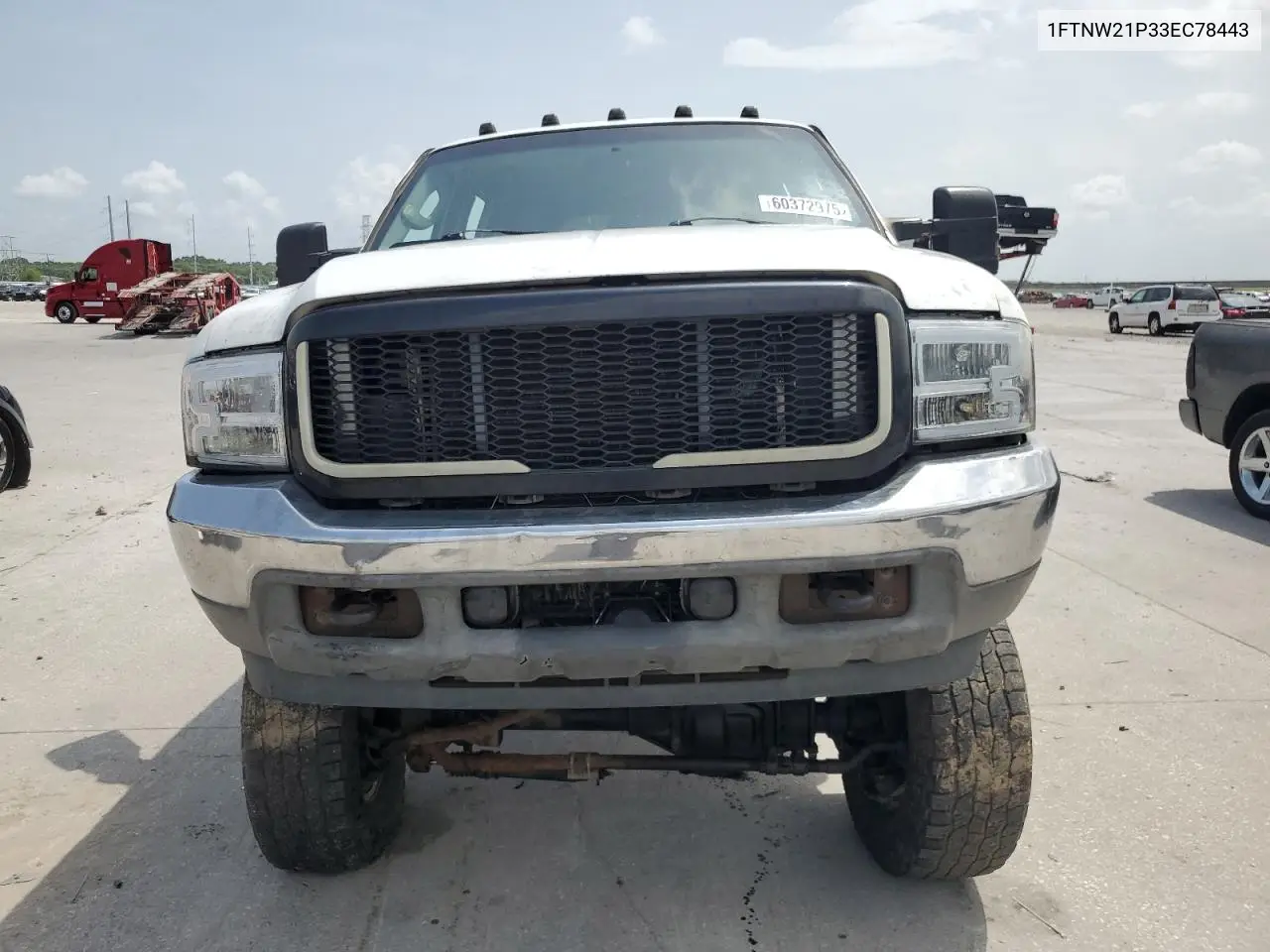 2003 Ford F250 Super Duty VIN: 1FTNW21P33EC78443 Lot: 60372975