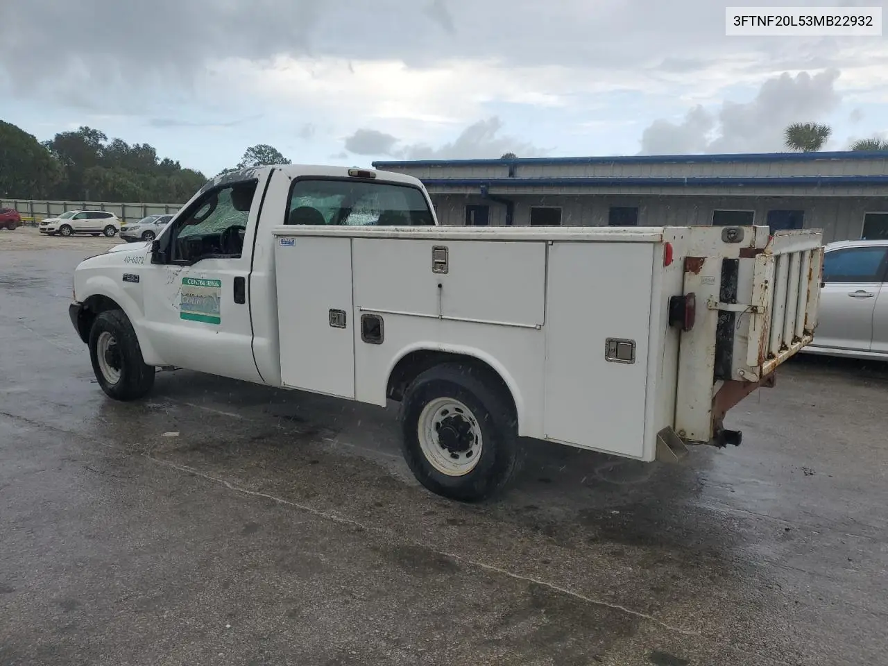 2003 Ford F250 Super Duty VIN: 3FTNF20L53MB22932 Lot: 61741735