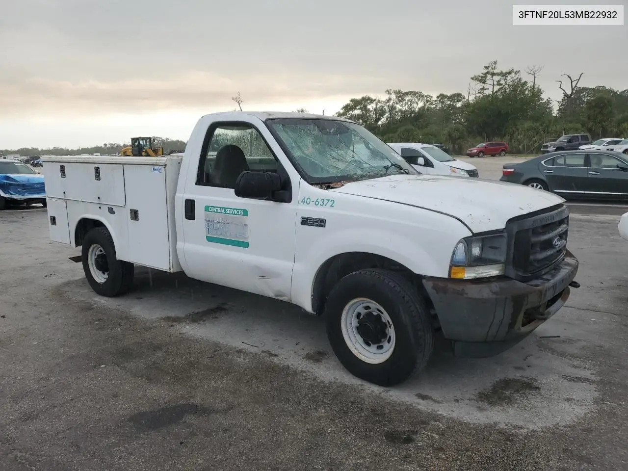 2003 Ford F250 Super Duty VIN: 3FTNF20L53MB22932 Lot: 61741735
