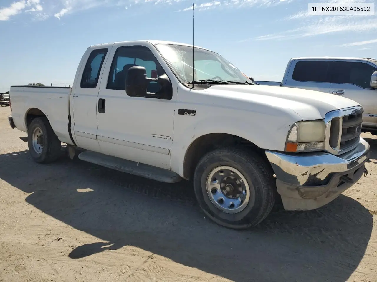 2003 Ford F250 Super Duty VIN: 1FTNX20F63EA95592 Lot: 63112455