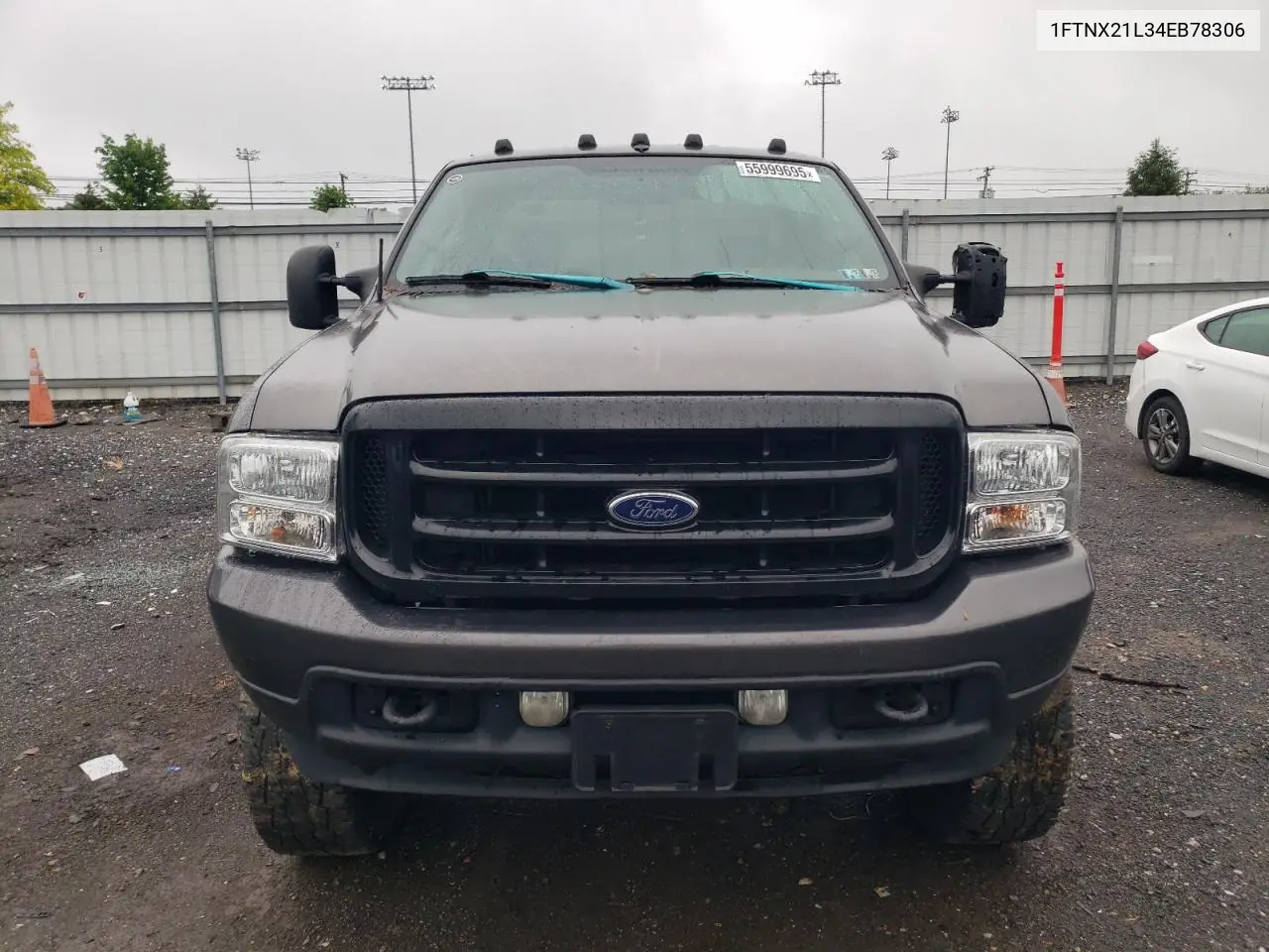 2004 Ford F250 Super Duty VIN: 1FTNX21L34EB78306 Lot: 55999695