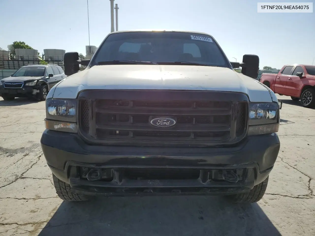 2004 Ford F250 Super Duty VIN: 1FTNF20L94EA54075 Lot: 56751955