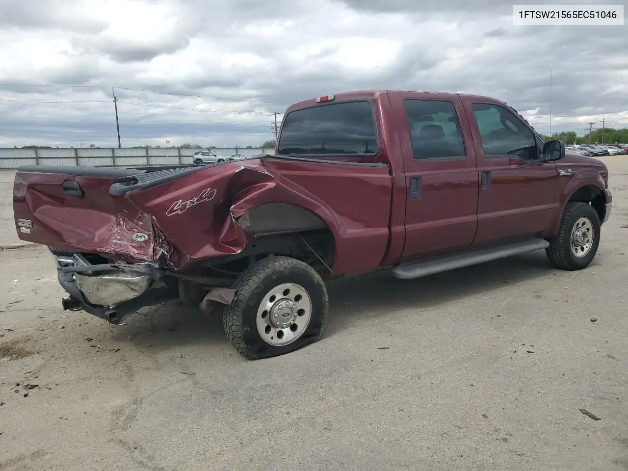 2005 Ford F250 Super Duty VIN: 1FTSW21565EC51046 Lot: 56718045