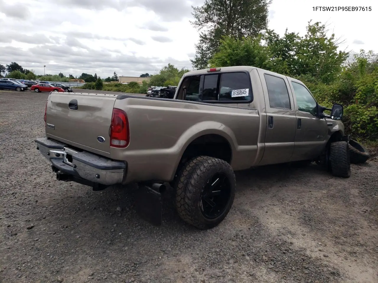 2005 Ford F250 Super Duty VIN: 1FTSW21P95EB97615 Lot: 61508645