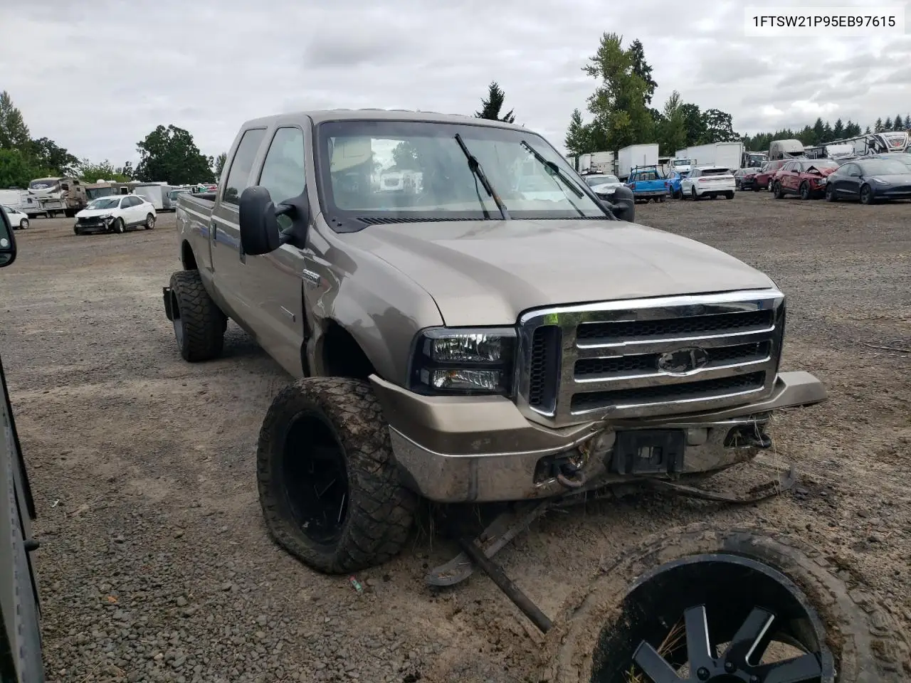 2005 Ford F250 Super Duty VIN: 1FTSW21P95EB97615 Lot: 61508645