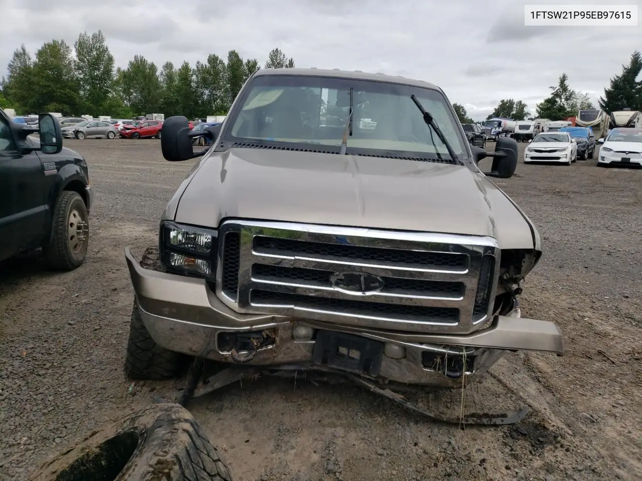 2005 Ford F250 Super Duty VIN: 1FTSW21P95EB97615 Lot: 61508645