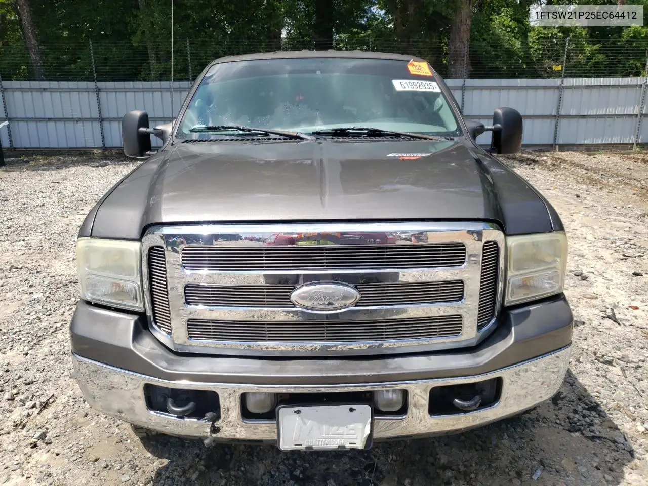 2005 Ford F250 Super Duty VIN: 1FTSW21P25EC64412 Lot: 61992935