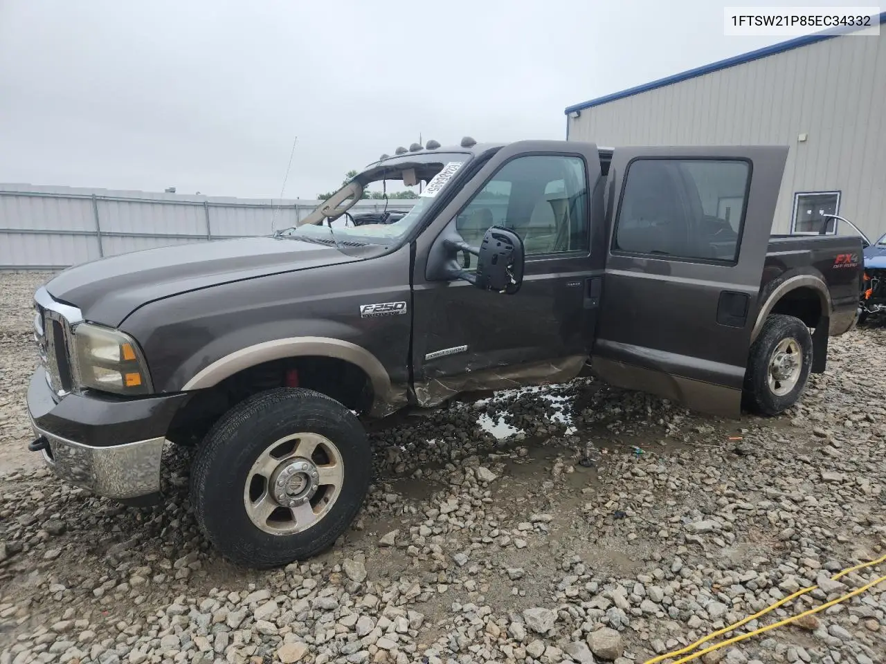 2005 Ford F250 Super Duty VIN: 1FTSW21P85EC34332 Lot: 62486495
