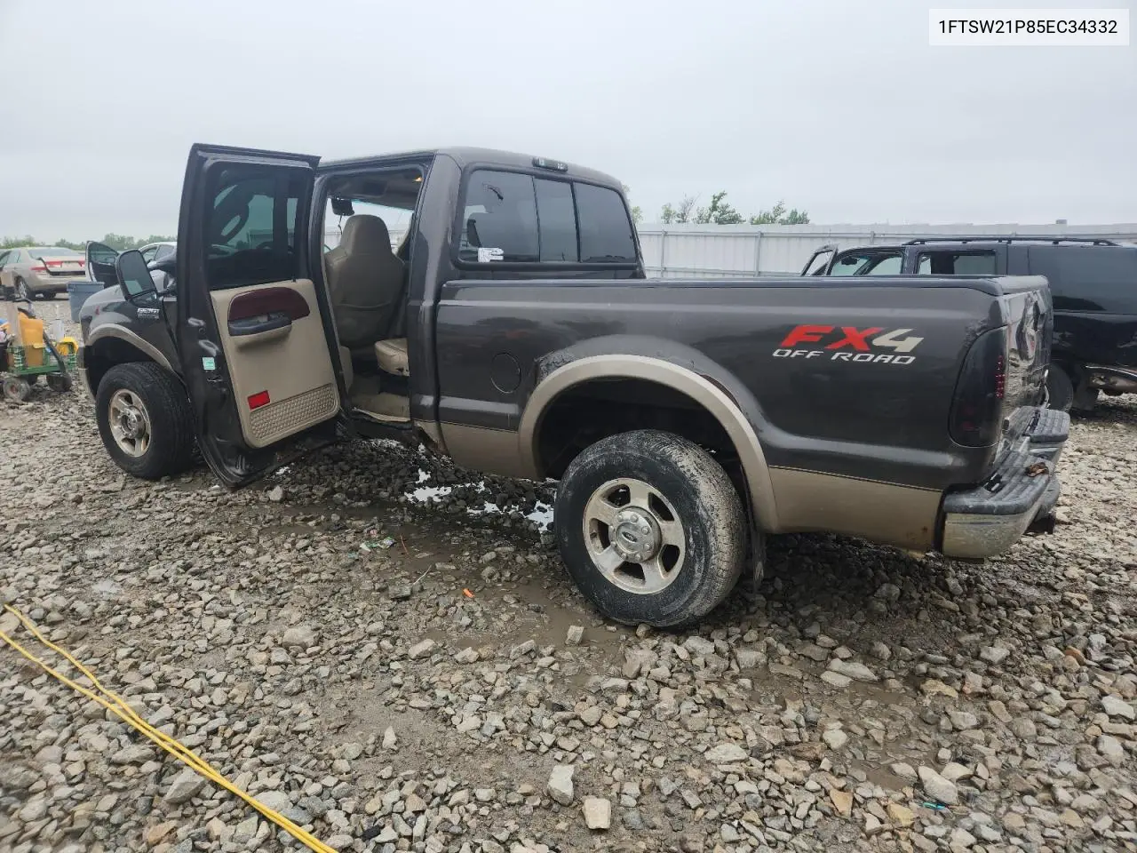 2005 Ford F250 Super Duty VIN: 1FTSW21P85EC34332 Lot: 62486495