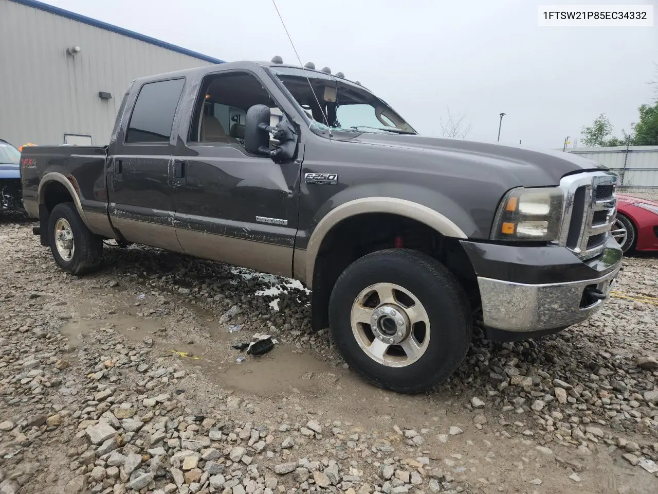 2005 Ford F250 Super Duty VIN: 1FTSW21P85EC34332 Lot: 62486495