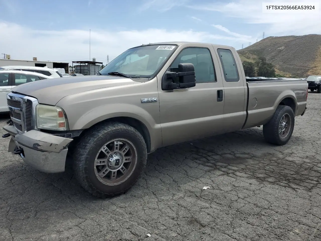 2006 Ford F250 Super Duty VIN: 1FTSX20566EA53924 Lot: 56598195