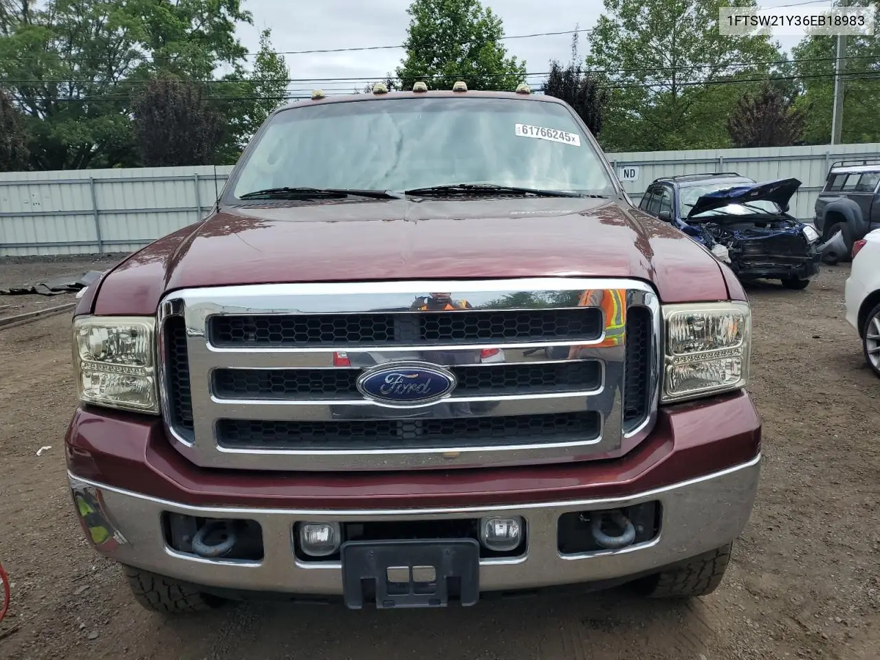2006 Ford F250 Super Duty VIN: 1FTSW21Y36EB18983 Lot: 61766245
