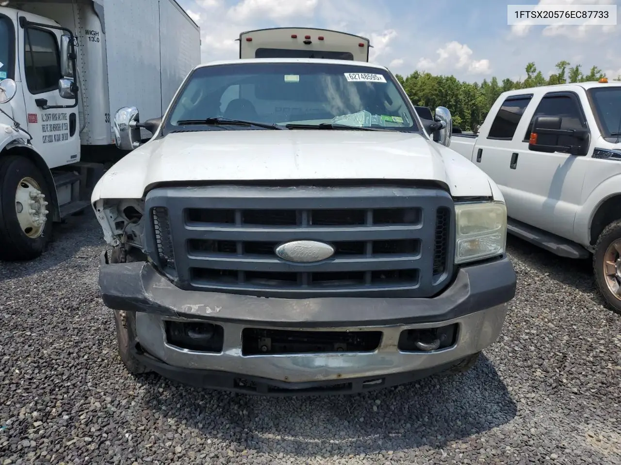 2006 Ford F250 Super Duty VIN: 1FTSX20576EC87733 Lot: 62748595
