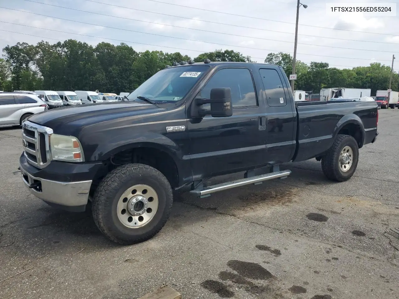 2006 Ford F250 Super Duty VIN: 1FTSX21556ED55204 Lot: 62774135