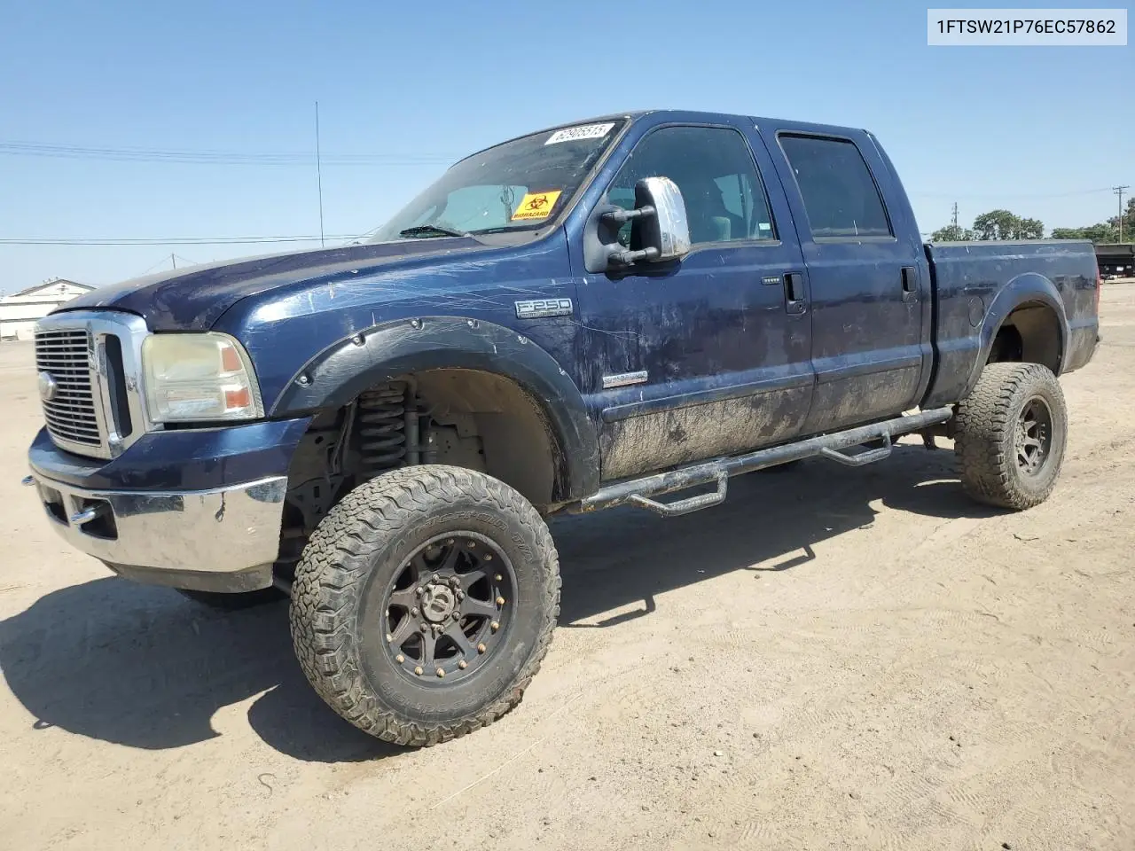 2006 Ford F250 Super Duty VIN: 1FTSW21P76EC57862 Lot: 62905515