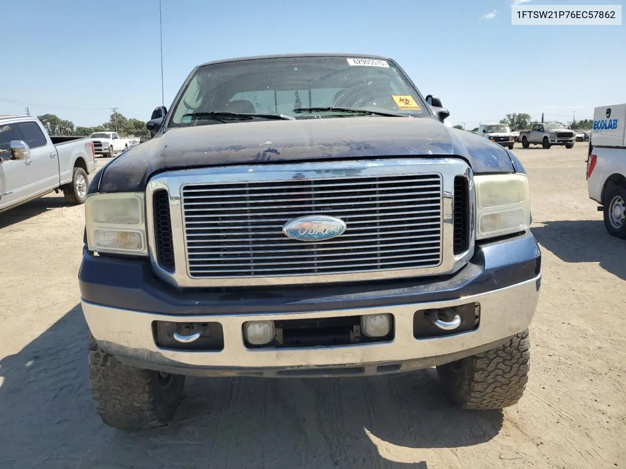 2006 Ford F250 Super Duty VIN: 1FTSW21P76EC57862 Lot: 62905515
