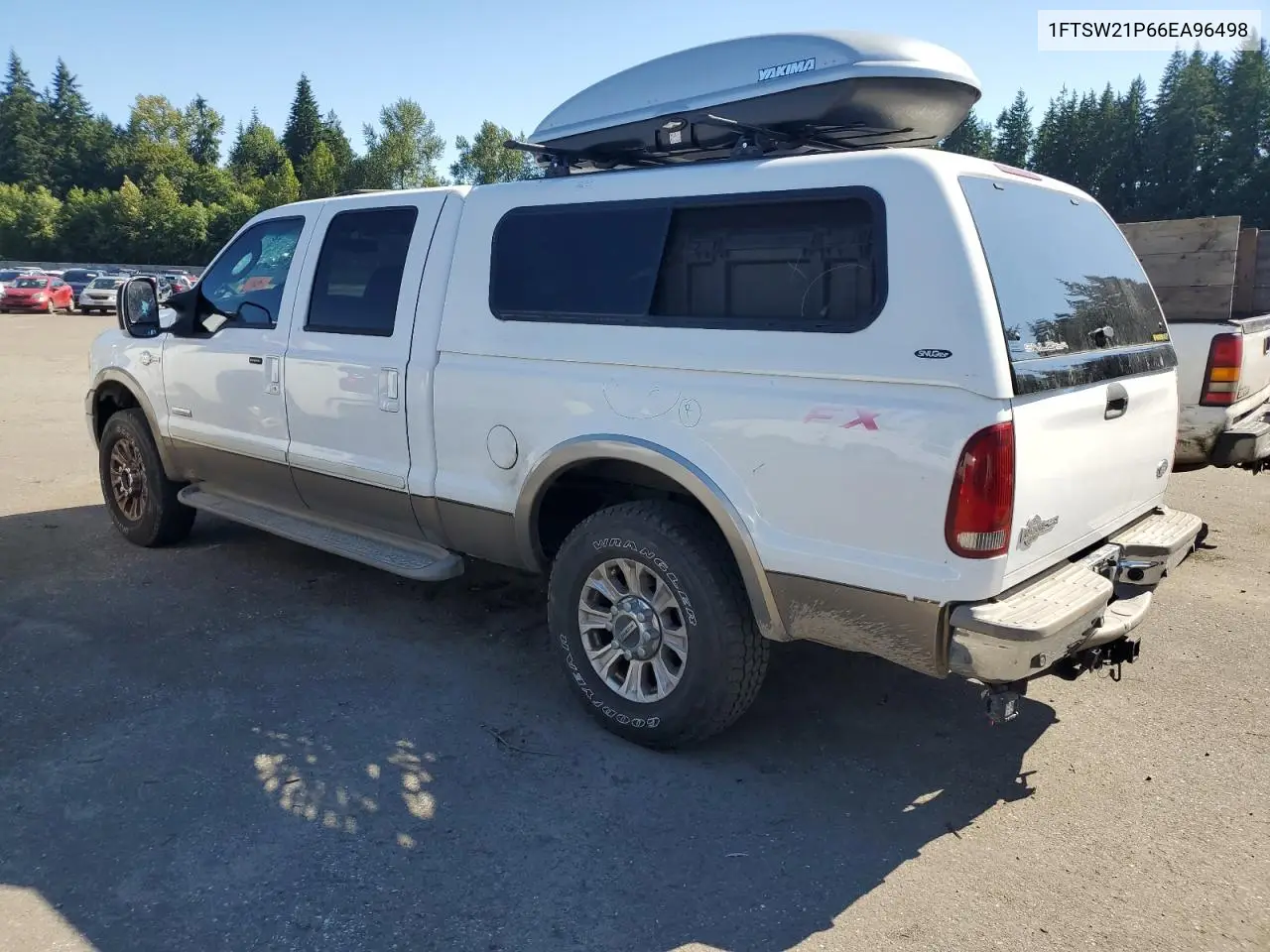 2006 Ford F250 Super Duty VIN: 1FTSW21P66EA96498 Lot: 63060055