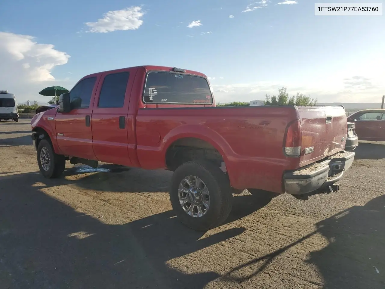 2007 Ford F250 Super Duty VIN: 1FTSW21P77EA53760 Lot: 62513245