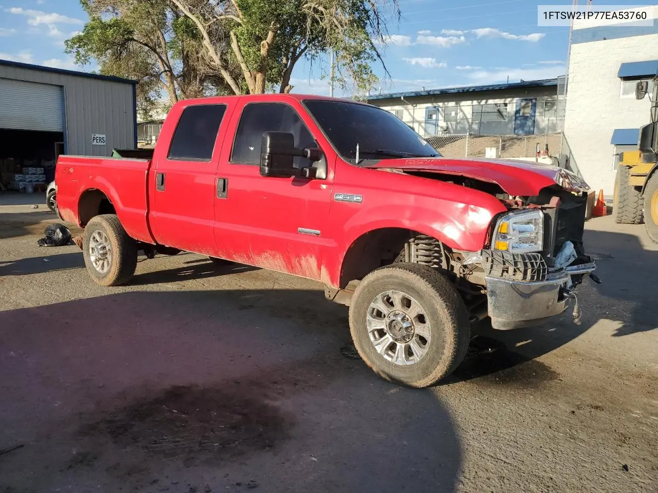 2007 Ford F250 Super Duty VIN: 1FTSW21P77EA53760 Lot: 62513245