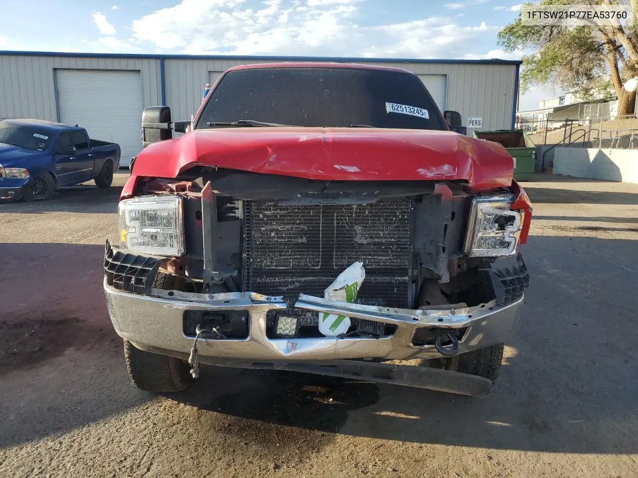 2007 Ford F250 Super Duty VIN: 1FTSW21P77EA53760 Lot: 62513245