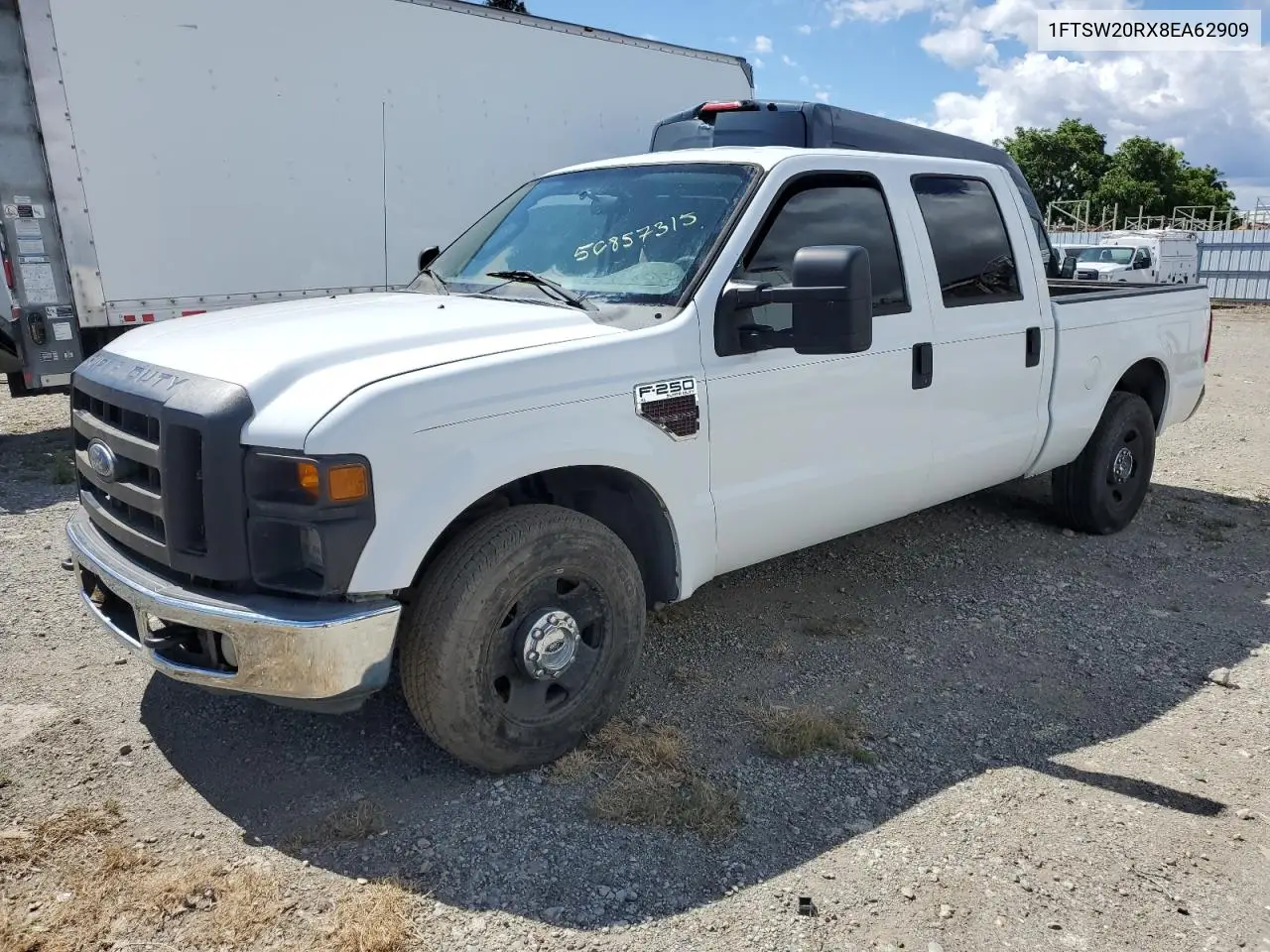 2008 Ford F250 Super Duty VIN: 1FTSW20RX8EA62909 Lot: 56857315