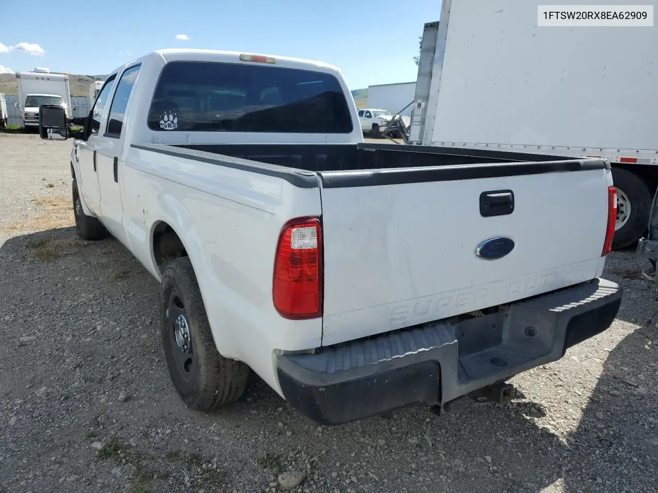 2008 Ford F250 Super Duty VIN: 1FTSW20RX8EA62909 Lot: 56857315