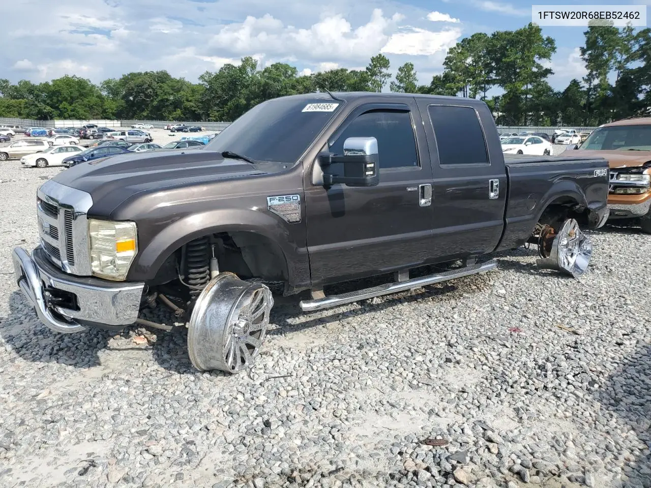 2008 Ford F250 Super Duty VIN: 1FTSW20R68EB52462 Lot: 61984685