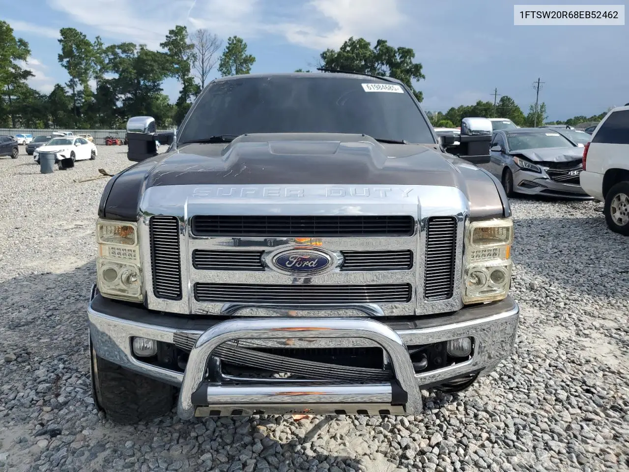 2008 Ford F250 Super Duty VIN: 1FTSW20R68EB52462 Lot: 61984685
