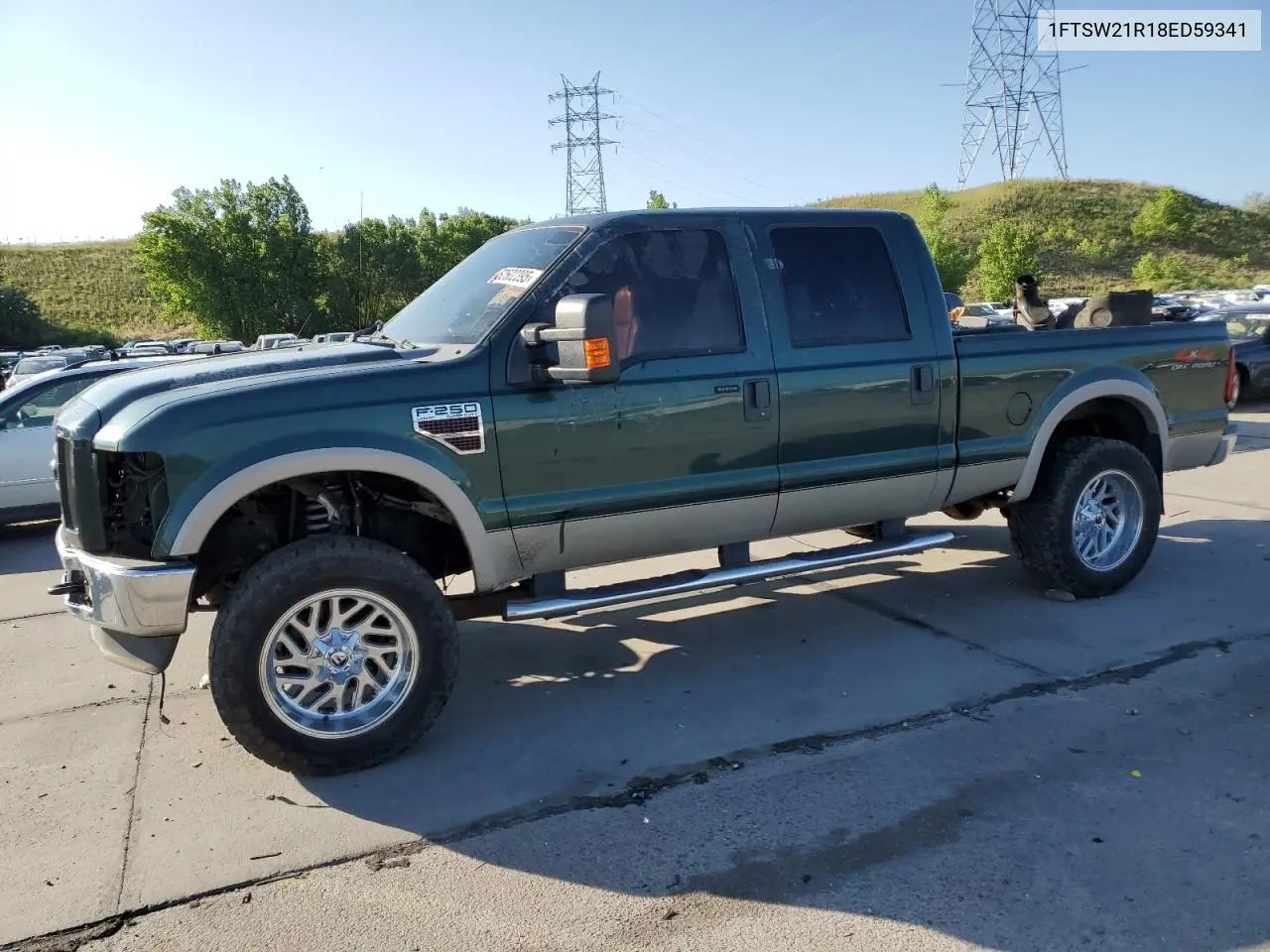 2008 Ford F250 Super Duty VIN: 1FTSW21R18ED59341 Lot: 62602395