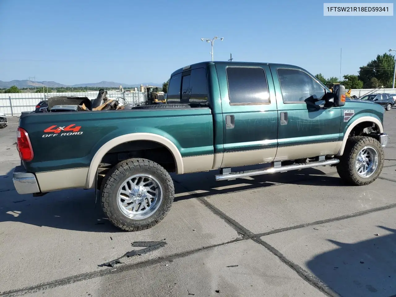 2008 Ford F250 Super Duty VIN: 1FTSW21R18ED59341 Lot: 62602395