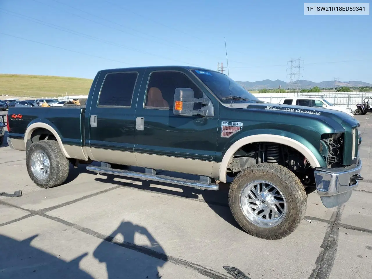 2008 Ford F250 Super Duty VIN: 1FTSW21R18ED59341 Lot: 62602395