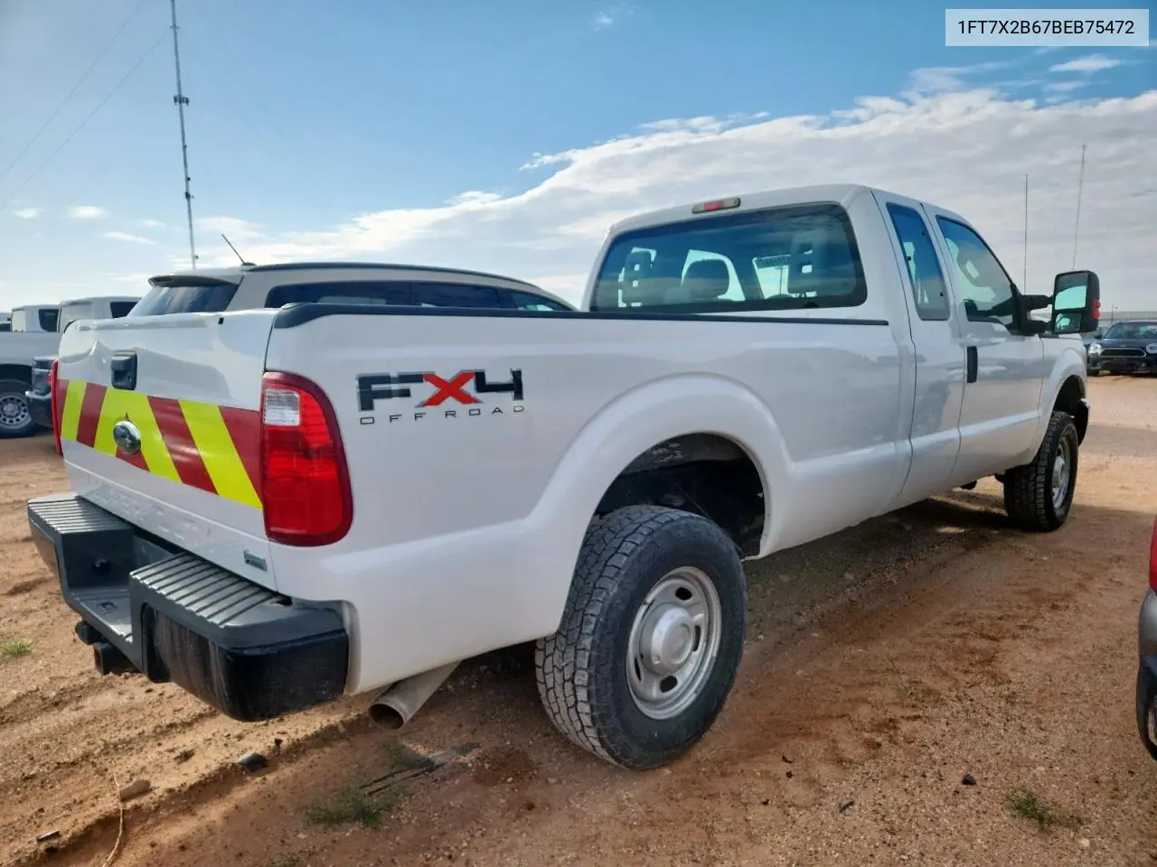 2011 Ford F250 Super Duty VIN: 1FT7X2B67BEB75472 Lot: 61423715