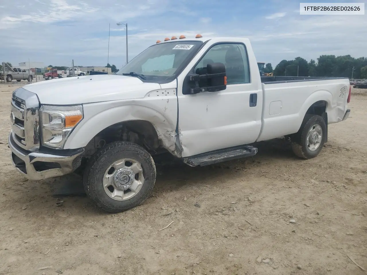 2011 Ford F250 Super Duty VIN: 1FTBF2B62BED02626 Lot: 62399535