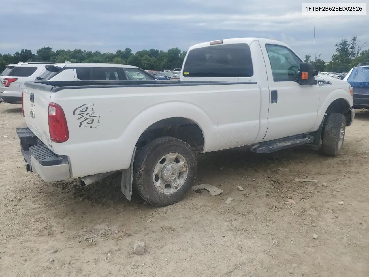 2011 Ford F250 Super Duty VIN: 1FTBF2B62BED02626 Lot: 62399535