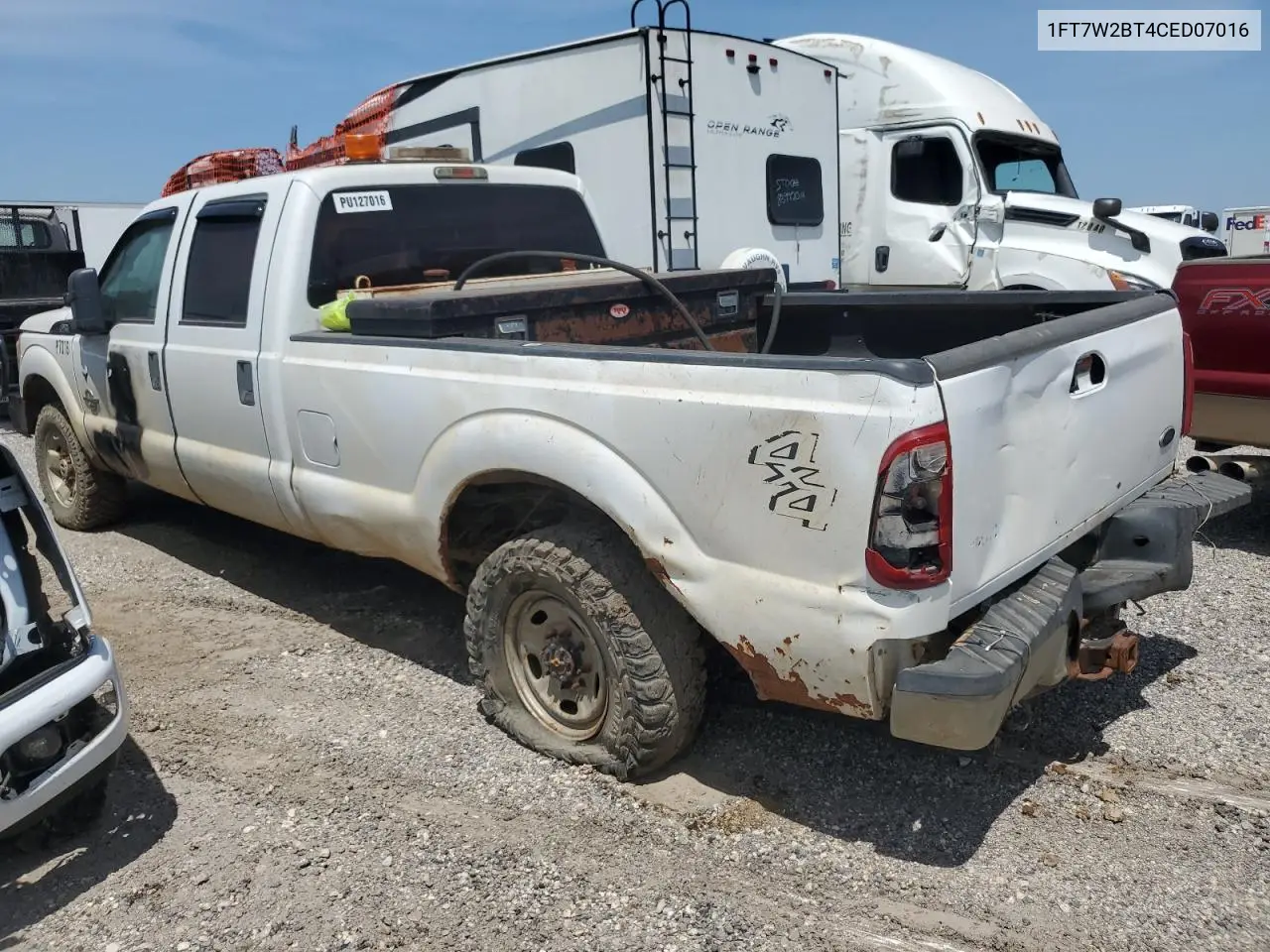 1ft7w2bt4ced07016 1FT7W2BT4CED07016 2012 Ford F250 Super Duty