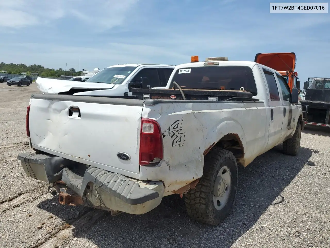 1ft7w2bt4ced07016 1FT7W2BT4CED07016 2012 Ford F250 Super Duty