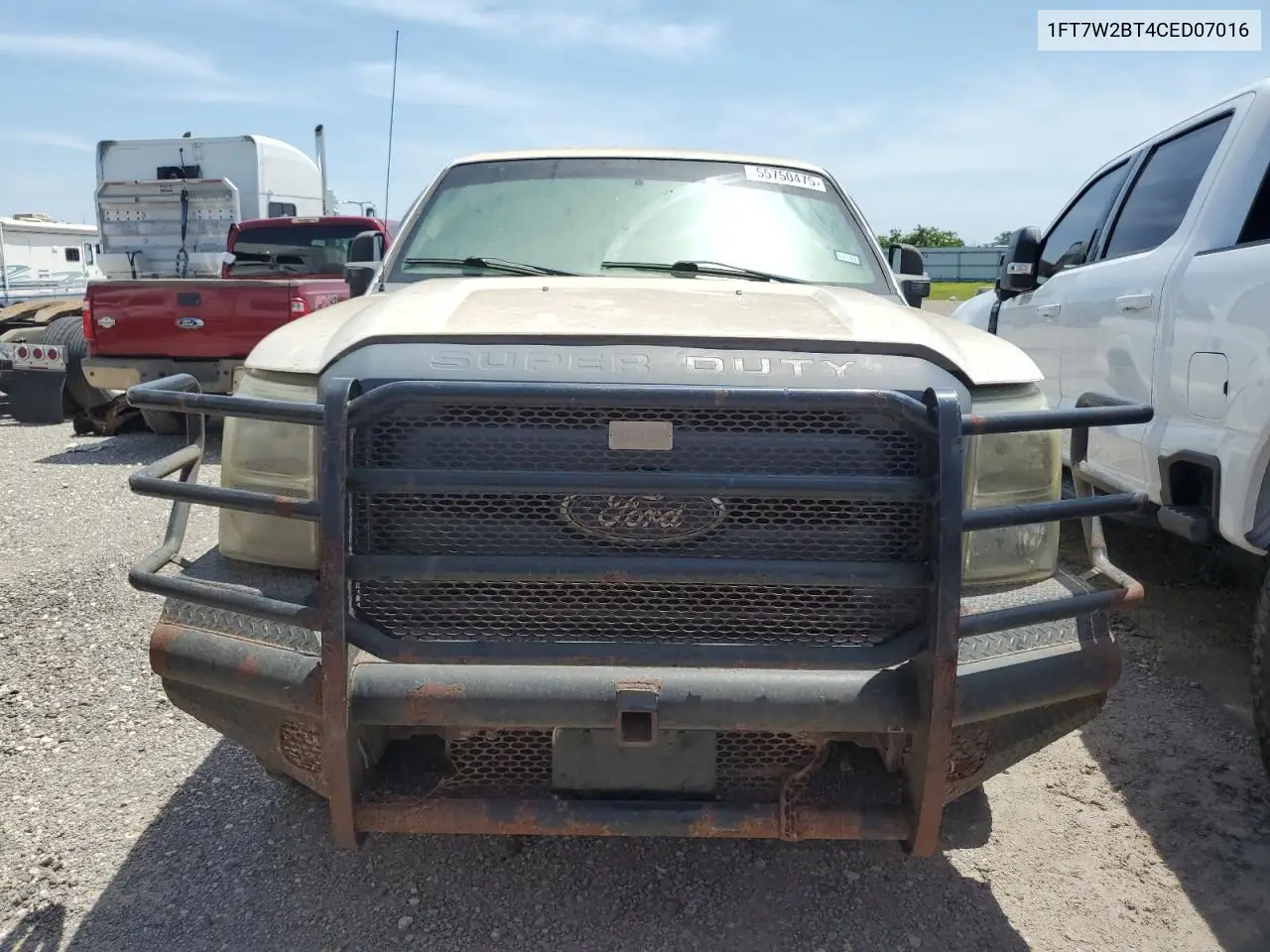 1ft7w2bt4ced07016 1FT7W2BT4CED07016 2012 Ford F250 Super Duty