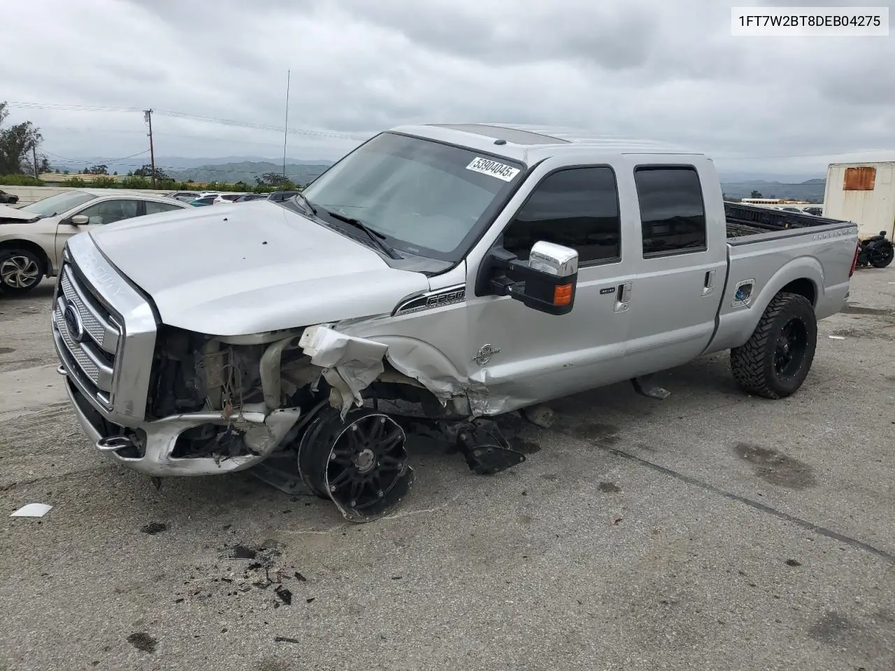 2013 Ford F250 Super Duty VIN: 1FT7W2BT8DEB04275 Lot: 53904045