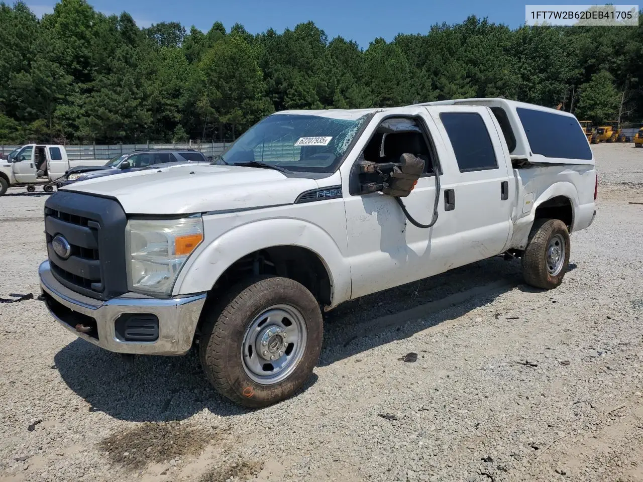 2013 Ford F250 Super Duty VIN: 1FT7W2B62DEB41705 Lot: 62207935
