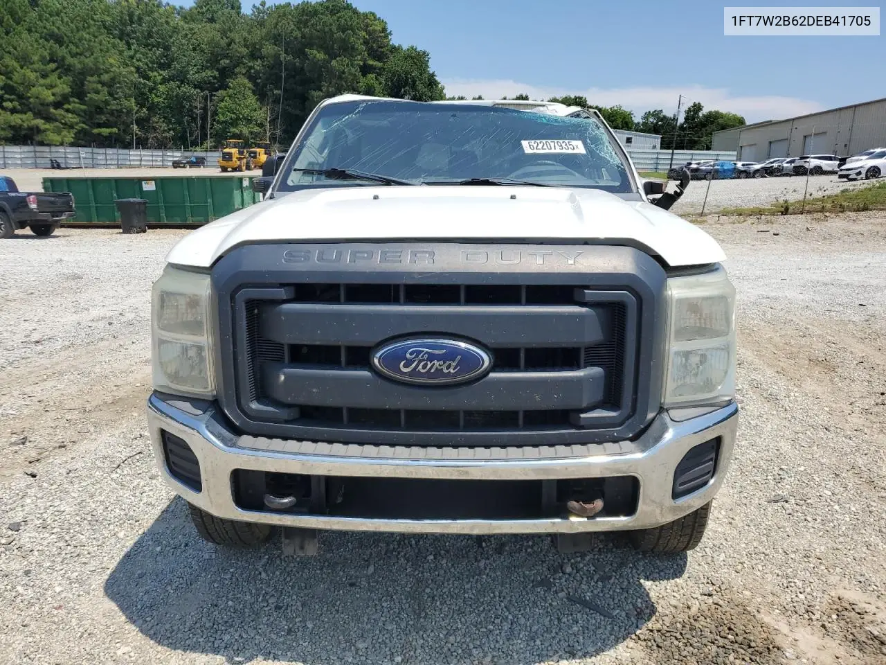 2013 Ford F250 Super Duty VIN: 1FT7W2B62DEB41705 Lot: 62207935