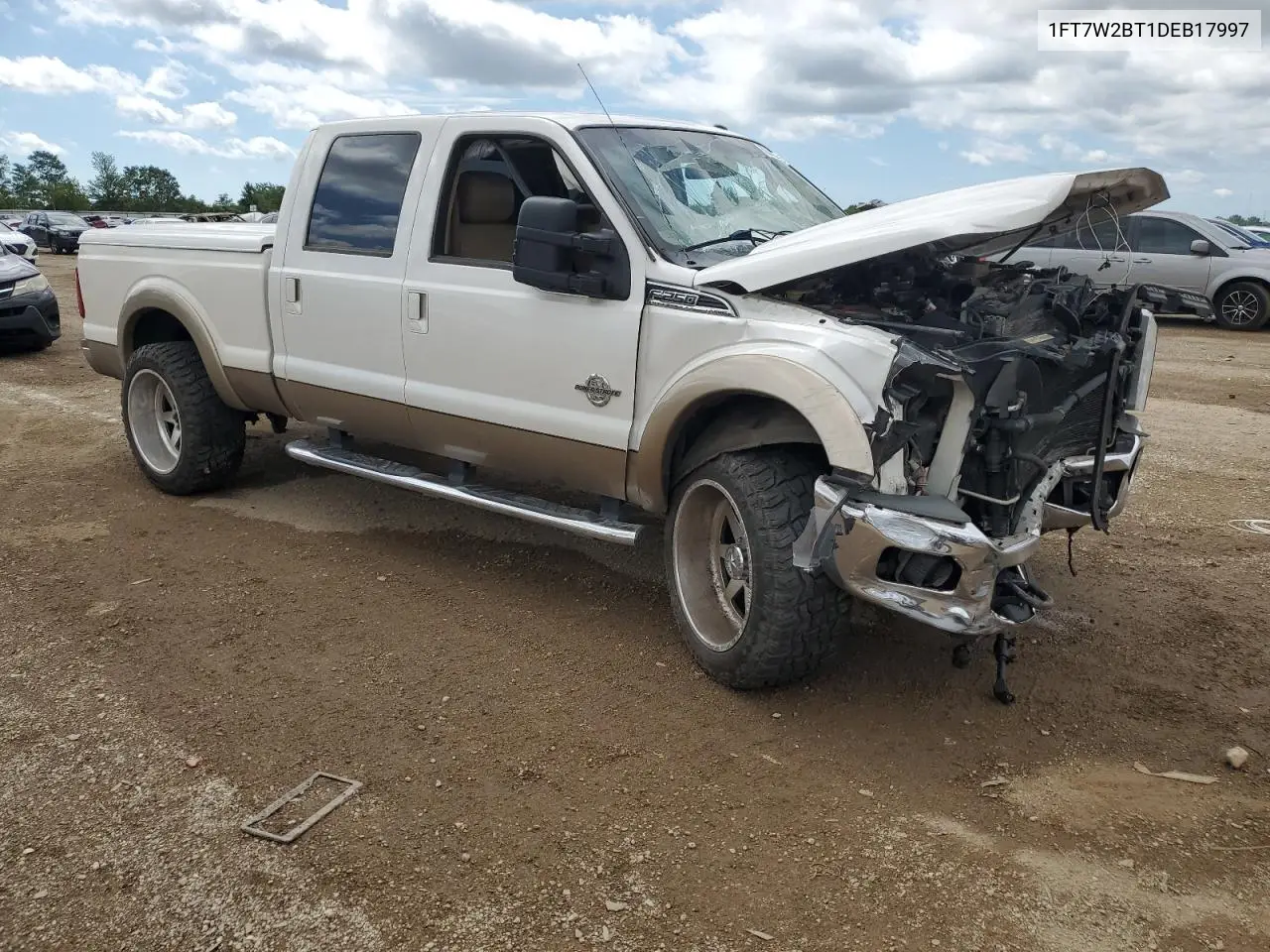 2013 Ford F250 Super Duty VIN: 1FT7W2BT1DEB17997 Lot: 62264535