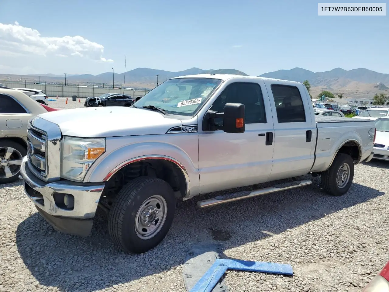 2013 Ford F250 Super Duty VIN: 1FT7W2B63DEB60005 Lot: 62790305